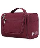 WANDF Large Hanging Toiletry Wash Bag Travel Makeup Organizer (Red) - Men and Women's Cosmetic Storage Solution - Buy Online on GoSupps.com