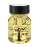 Mehron Makeup Castor Sealer 1 oz with Brush - Latex Sealing Solution - Buy Online on GoSupps.com