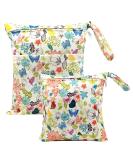 FenFang Wet Bag Wet Dry Bags for Cloth Diapers Nappy Daycare Organiser Storage Bags Waterproof Washable Reusable Zipper Bag (Yellow) - Buy Online on GoSupps.com