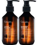 Gya Labs Soothing & Destressing Massage Oil (200ml) - 2-in-1 Pack Soothing & Destressing Massage Oil Combo Pack - Buy Online on GoSupps.com