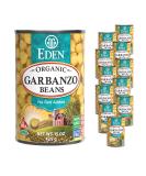 Eden Organic Garbanzo Beans, 15 oz Can (12-Pack Case), No Salt Added, Non-GMO, Gluten Free, Vegan, Kosher, U.S. Grown, Heat and Serve, Macrobiotic, Chickpeas Standard Packaging - Buy Online on GoSupps.com