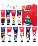 Hand cream set 10pcs mini plans fragrance hand care cream for dry cracked hands moisture cream care cream gift set for women and men Christmas & birthday gift - Buy Online on GoSupps.com