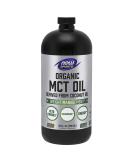 Now Foods Organic MCT Oil 32 fl oz - Sports Supplement for Energy & Endurance - Buy Online on GoSupps.com