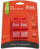 S.O.L. Slim Rescue Howler Whistle (2-Pack) - Orange, Model AD0010 - Buy Online on GoSupps.com