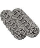 12 Pack Stainless Steel Scourers by Scrub It - Ideal for Dishes, Pots, Pans, and Ovens | Tough Kitchen Cleaning Scrubber Pad - Buy Online on GoSupps.com