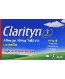 Clarityn Allergy 10mg Tablets - 7 Tablets | Fast-Acting Relief for Allergies - Buy Online on GoSupps.com