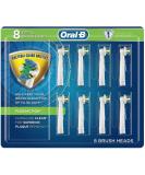 Oral-B Floss Action Replacement Brush Heads - 8 Pack | International Shipping Available - Buy Online on GoSupps.com