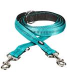 Nobby Leash Soft Grip turquoise L: 200 cm W: 25 mm 1 piece turquoise-black width 25 mm - Buy Online on GoSupps.com