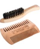 THREE SWORDS El Barto Beard Care Set - Premium Beard Comb & Brush | High-Quality Grooming Essentials - Buy Online on GoSupps.com