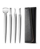 Feryes Professional Pedicure Knife Set for Ingrown Toenails | 4-Part Tool Set with Leather Case First-Class Foot Care - Buy Online on GoSupps.com