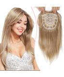 Hair Toppers for Thinning Hair 18inch Hair Pieces for Women 6.5X6.5 Inch Hair Topper Adding Extra Hair Volume Natural Straight Hair Piece Super Soft Feel Like Real Hair Mix Blonde with light tail - Buy Online on GoSupps.com