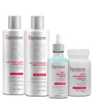 iRestore Max Growth Bundle: 3-in-1 Hair Growth Supplement, Serum, Shampoo & Conditioner for Hair Loss - Buy Online on GoSupps.com