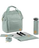 L SSIG Goldie Mint Baby Changing Backpack | Sustainably Produced with Accessories - Shop Internationally - Buy Online on GoSupps.com