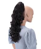 CAISHA 50 cm Hair Braid with Butterfly Clamp - Voluminous Wavy Chocolate Brown Ponytail Extension #4 H61 - Perfect for Effortless Style - Buy Online on GoSupps.com