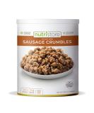 Nutristore Freeze-Dried Sausage Crumbles | Emergency Survival Food | Premium Quality Meat | 25 Year Shelf-Life | 1-Pack - Buy Online on GoSupps.com