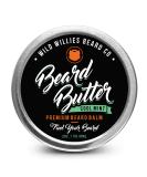 Premium Beard Balm Leave-In Conditioner by Wild Willies - Natural Organic Ingredients Promote Fast Beard Growth Removes Itch & Dandruff - Beard Butter Restores Moisture - 2 Oz Cool Mint Scent Cool Mint 2 Ounce (Pack o... - Buy Online on GoSupps.com