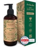 Aloe Vera Gel Bio - Vegan | 100% Natural Moisture Cream for Face & Body | Pure Leaf Juice | Soena Natural | After Sun Care Made in Germany - Buy Online on GoSupps.com