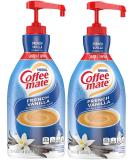 Nestle Coffee mate Coffee Creamer, French Vanilla, Concentrated Liquid Pump Bottle, Non Dairy, No Refrigeration, 50.7 Fl. Oz (Pack of 2) French Vanilla 50.7 Fl Oz (Pack of 2) - Buy Online on GoSupps.com