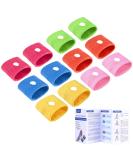 Acupressure Bracelets for Nausea Relief - 4 Anti-Nausea Bands for Adults & Kids | Safe Seasickness & Travel Solution - Buy Online on GoSupps.com