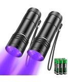 Kizplays UV Torch LED Flashlight UV lamp 395nm Lights pet Urine Detector for Dried Stains from Your Dogs Cats and Rodents on Carpets Curtains 2 Packs 6 x AAA Batteries Included - Buy Online on GoSupps.com