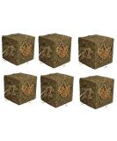 6 Pack ROSEWOOD SMALL ANIMALS GUINEA PIGS RABBITS MEDIUM HAY CUBE TREAT TOY BOREDOM BREAKER - Buy Online on GoSupps.com