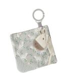 Mary Meyer Afrique Zebra Crinkle Teether Toy with Baby Paper and Squeaker - 6 x 6 Inches - Buy Online on GoSupps.com