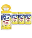 Lysol Disinfectant Wipes - Multi-Surface Antibacterial Cleaning 320 Count (Pack of 4) - Lemon & Lime Blossom - Buy Online on GoSupps.com