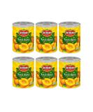 Del Monte MONTE Yellow Cling Peach Halves in Heavy Syrup, Canned Fruit, 29 oz Can 1.81 Pound (Pack of 6) - Buy Online on GoSupps.com