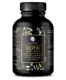 High Dosed Biotin 10 000 mcg - 365 Vegan Tablets for Hair Skin & Nails | Zinc & Selenium Complex | International Shipping - Buy Online on GoSupps.com
