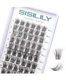 SISILILY Cluster Lashes 72 Ct Individual Lash Clusters DIY Extensions C D Curl | Wispy Fluffy False Eyelashes 10-16mm Length - DM20 Mix - Buy Online on GoSupps.com