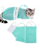 Yitaocity Adjustable Cat Bathing Bag Puppy Dog Pet Cleaning Shower Net Bag Anti-bite & Anti-Scratch Cat Bath Washing Restraint Bag Breathable Mesh Cat Grooming Bag (Green) - Buy Online on GoSupps.com