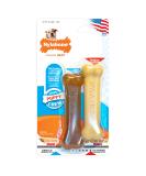 Nylabone Teething Puppy Chew Toys Made with Puppy-Friendly Materials l Promotes Positive Chewing Habits for Puppies Bones X-Small/Petite (2 Count) - Buy Online on GoSupps.com