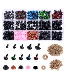 570 Pcs Plastic Safety Eyes & Noses with Washers for Crafts - Amigurumi, Crochet, Teddy Bears - Assorted Sizes & Colors - Buy Online on GoSupps.com