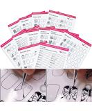 Nail Art Practice Book - 12 Sheets for Manicure Training and Painting Templates - Buy Online on GoSupps.com