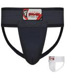 Farabi Sports Groin Guard for Men - Martial Arts MMA Muay Thai Jockstrap - Black L - International Shipping Available - Buy Online on GoSupps.com