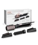 BaByliss AS200E Rotating Hot Air Brush Set - 1000W Ionic Styling Tool with 4 Attachments - 5-Piece Black Set for Effortless Hair Styling - Buy Online on GoSupps.com