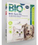BIO-Spot On 4 Pipettes I Natural Tick and Flea Treatment I Tick Protection for Dogs and Cats on Organic Based for Small Dogs and Cats For cats and small dogs up to 10 kg - Buy Online on GoSupps.com