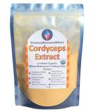 4oz Organic Cordyceps Mushroom Extracted From Real Mushroom Fruiting Bodies from Nammex | 30% Beta-Glucans | Cordyceps Militaris | -Glucan for Energy Immune System Athletic Performance - Buy Online on GoSupps.com