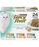Fancy Feast Cat Food 3 Ounce - 24 Count (Pack of 1) Seafood Variety Pack - Buy Online on GoSupps.com