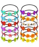 FEPITO 12-Piece Multicolor Flower Headband Garland - Bohemian Flower Crown for Women & Girls | International Shipping Available - Buy Online on GoSupps.com