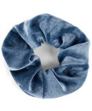 styleBREAKER Dove Blue Velvet Hair Tie - Elastic Scrunchie Ponytail Holder & Hairband for Ladies - Buy Online on GoSupps.com