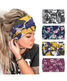 Kavya Wide Headbands for Women - Set of 3 | Soft Elastic Hair Bands for Yoga & Fashion | Knotted Head Bands & Hair Scarf Accessories - Buy Online on GoSupps.com