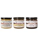Terrapin Ridge Farms Gourmet Dip Sampler Set for Charcuterie Boards - Raspberry Honey Mustard, Onion Blossom Horseradish, Bacon Pepper Dips - Ideal for Meats, Chips, Cheese - 3 Jars Bundle - Buy Online on GoSupps.com