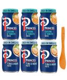 Sandwich Spread Bundle includes Princes Sardine and Tomato Paste 75g x3 Tuna and Mayonnaise 75g x3 - Pack of 6 Mixed Bundle High in Omega 3 with Wooden Spreader - Buy Online on GoSupps.com