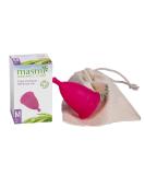 Masmi Menstrual Cup - Hypoallergenic Medical Grade TPE Eco-Friendly & Silicone Free | Shop Internationally - Buy Online on GoSupps.com