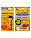 InstaCure Derma Balm & Lip Repair Duo - 100% Natural Jumbo Tube for Dry Skin Eczema Psoriasis Relief | Manuka Honey Lavender & Vanilla | Best Overnight Lip Mask & Daytime Balm - Buy Online on GoSupps.com
