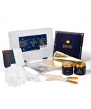 Gold Leaf Gilding Kit - 100 Sheets Imitation Gold & Silver Leaf with Adhesive, Sealer, Gloves, Brushes, and Sanding Tools - Buy Online on GoSupps.com