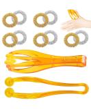 Gzjiyu 10-Piece Finger Massage Set & 2 Massage Rings | Boost Blood Circulation Reduce Fatigue & Stress Relief | International Shipping Available - Buy Online on GoSupps.com
