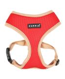 Puppia Soft Harness II - Comfortable Adjustable Soft Dog Harness for Small & Medium Dogs - Red XL - Buy Online on GoSupps.com