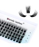Soft and Wispy D Curl 0.07mm DIY Eyelash Extensions Cluster Lashes 12mm - Reusable and Luxurious | FD-D13-0.07-D12 - Buy Online on GoSupps.com